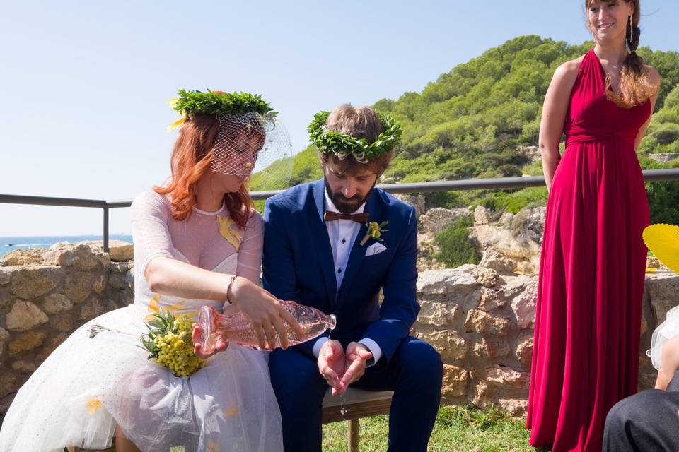 Boda en Castell de Tamarit