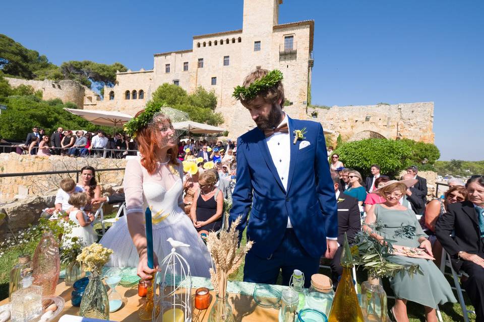 Boda en Castell de Tamarit