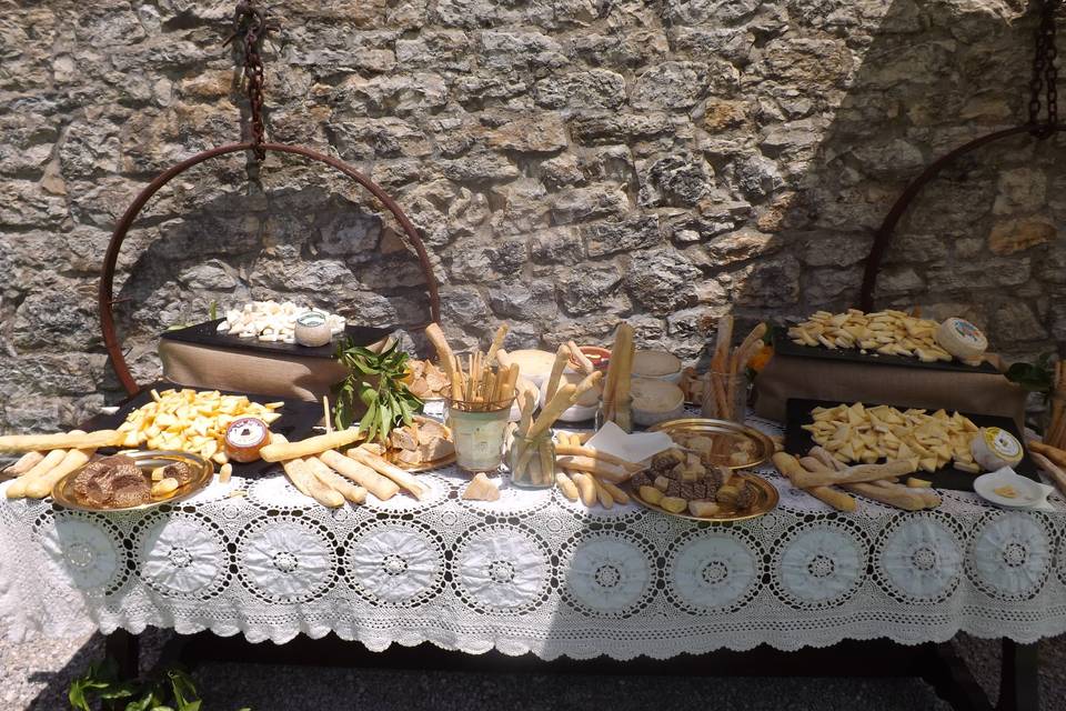 Mesa de quesos de Cantabria