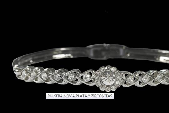 Pulsera brillantes novia