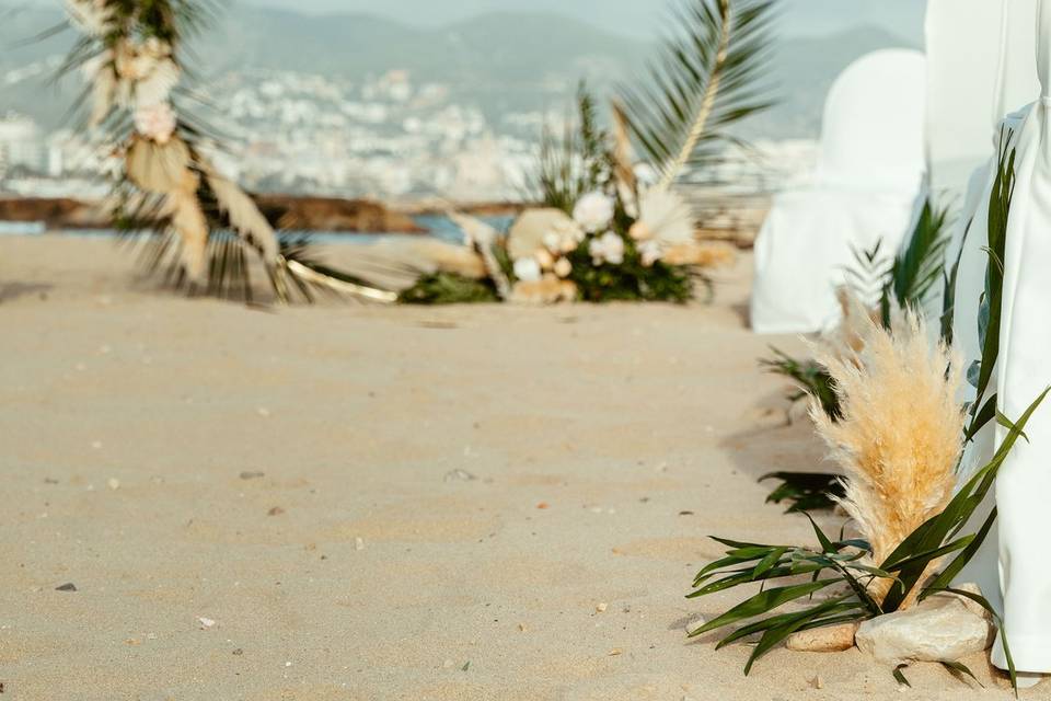 Ceremonia en la playa