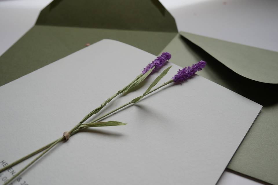 Invitación Lavanda