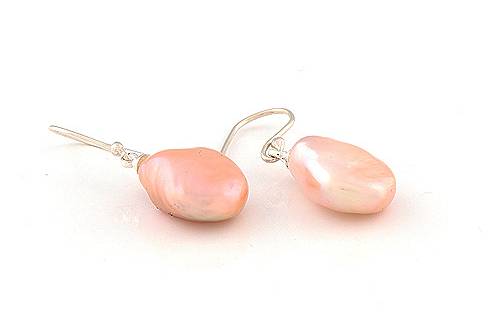 Pendientes de Perla AAA Rosa