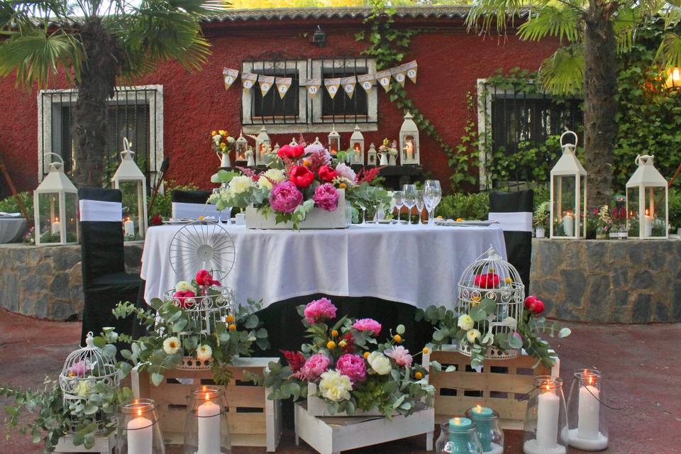 Boda en el exterior