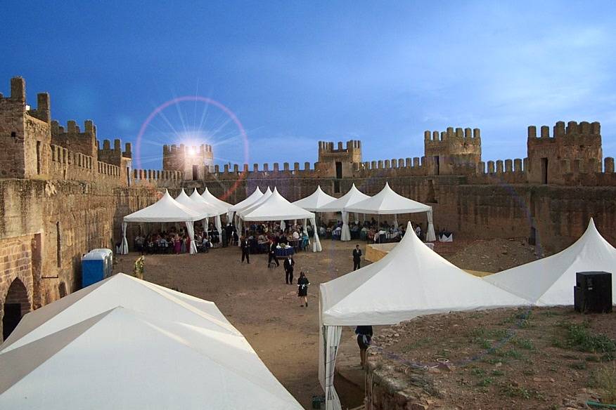 Boda con carpa de 10x30