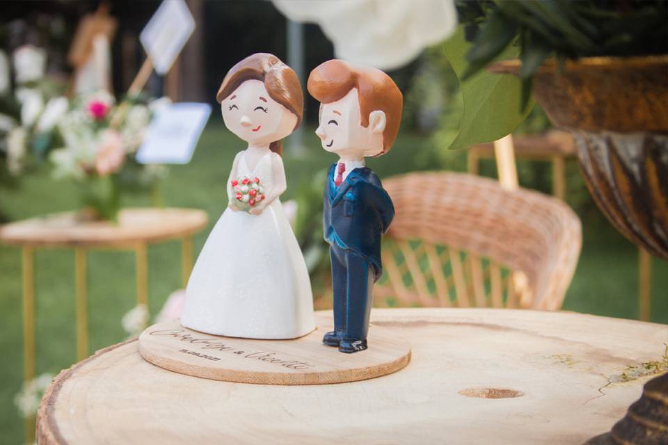 Figuras de novios para tarta