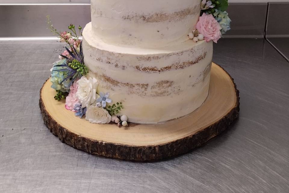 Tarta de boda seminaked