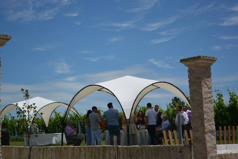 Aperitivo en el jardín