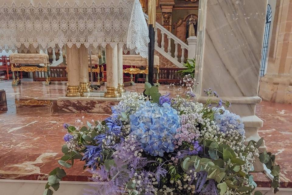 Decoración de boda iglesia