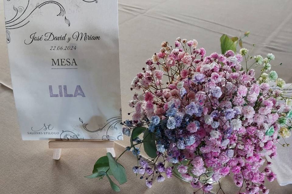 Centro de mesa boda