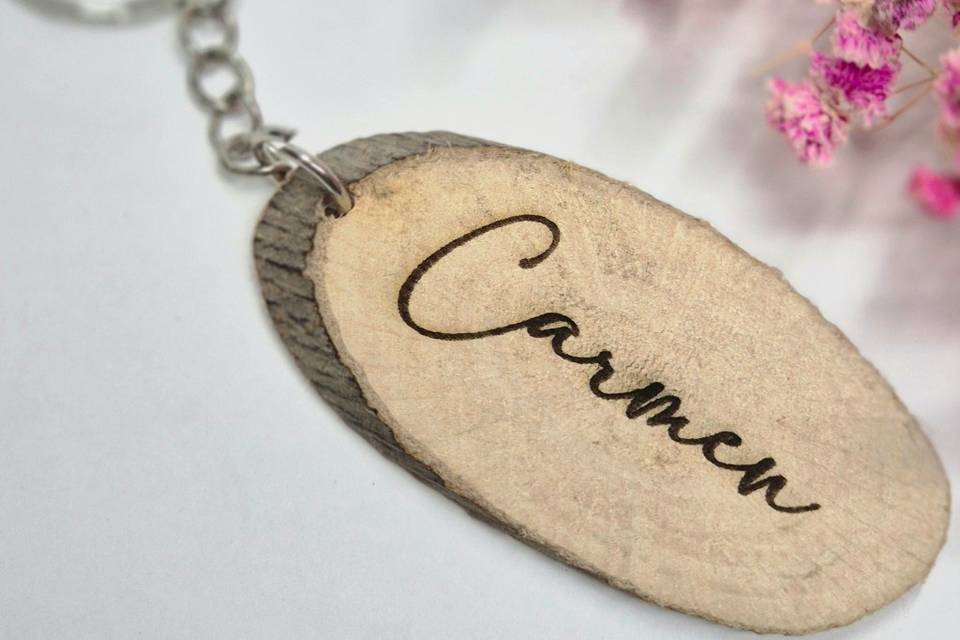 Llavero grabado en laser