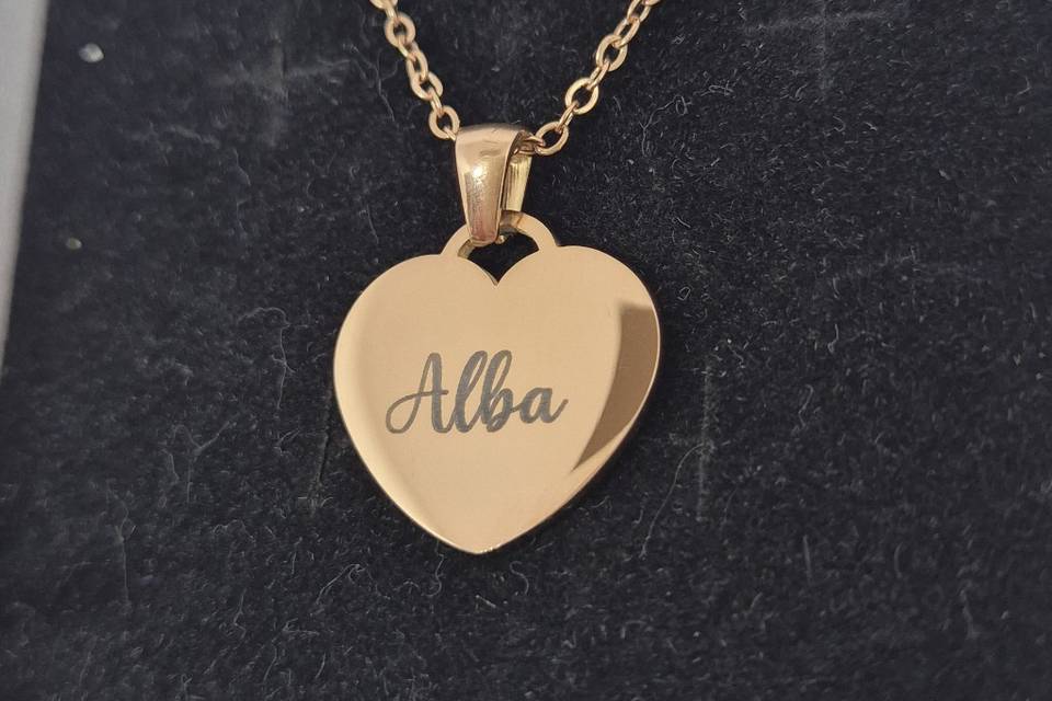 Collar acero inoxidable person