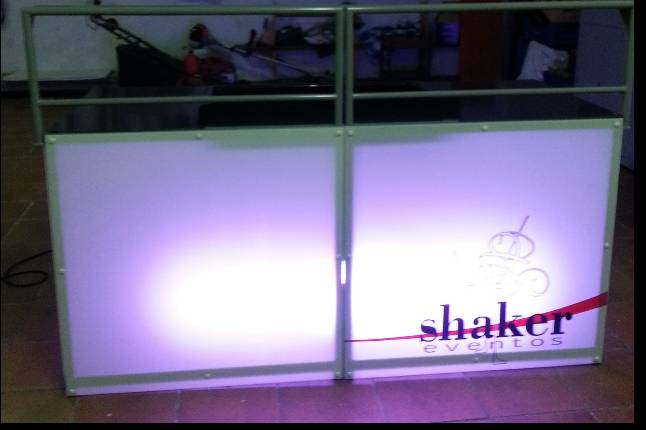 Barra móvil shaker eventos