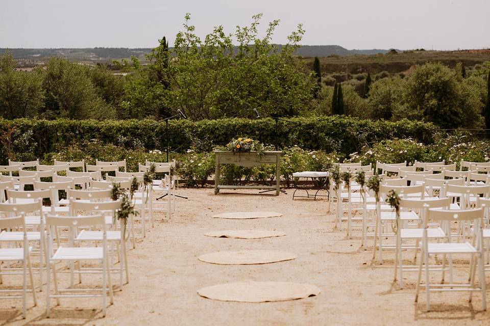 Jardín para ceremonias