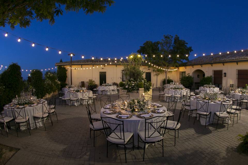 Cena en patios