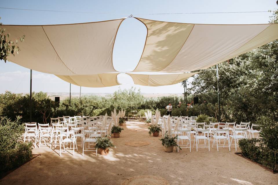 Jardín para ceremonias