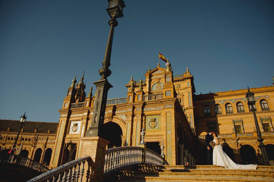 Foto de boda en Sevilla