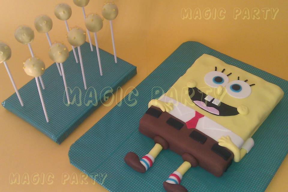 Tarta Bob Esponja