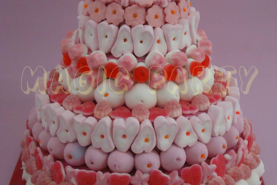 Tarta de Chuches nupcial