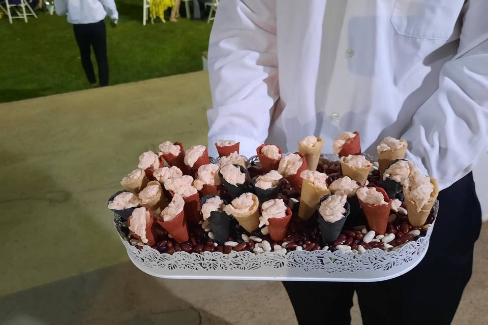 Cucuruchos de cangrejo