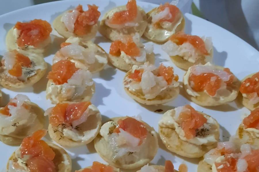 Blinis de ahumados