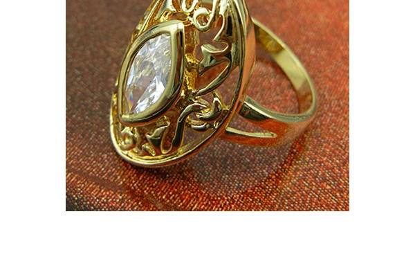 Anillo Gold filled en oro de 9k