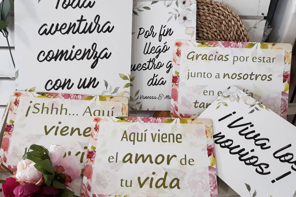 Carteles personalizados