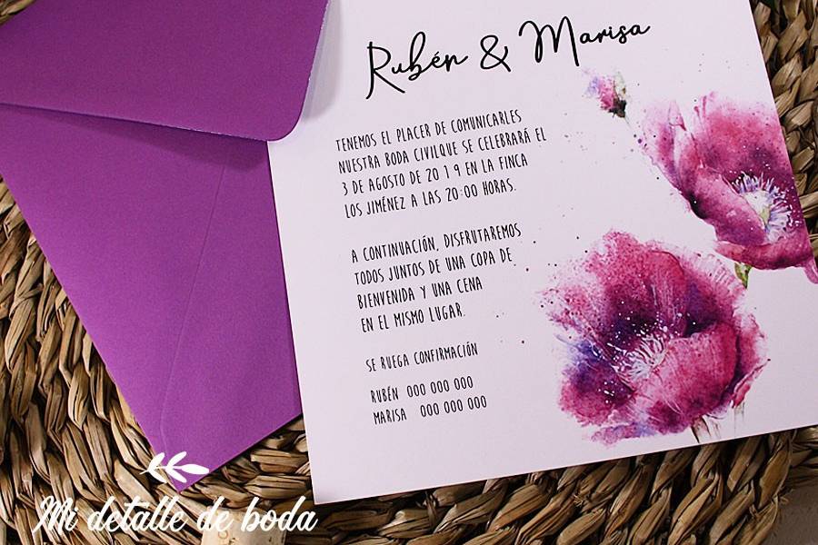 Invitaciones personalizadas