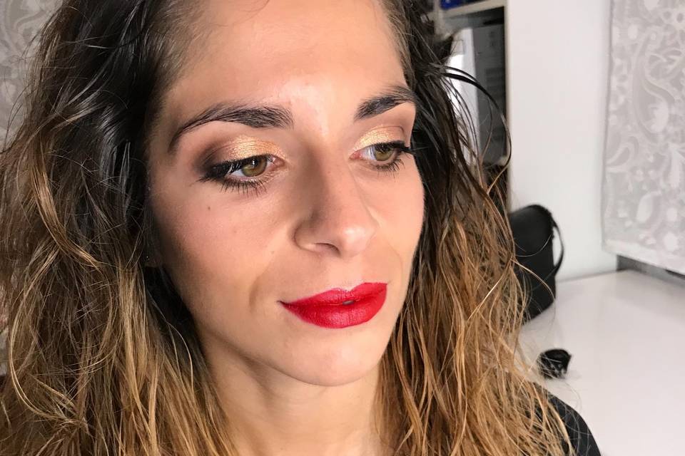 Maquillaje noche de chicas