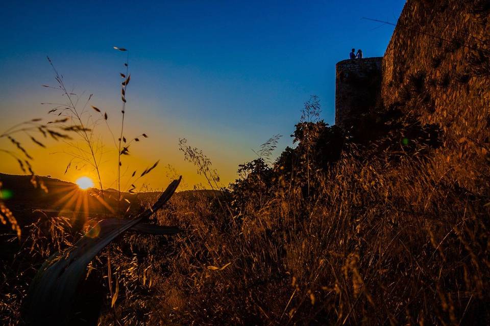 Boda en el castillo de Huelva