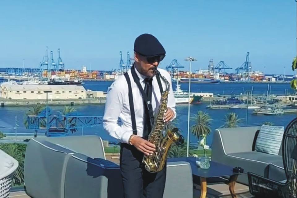 Saxofonista de bodas