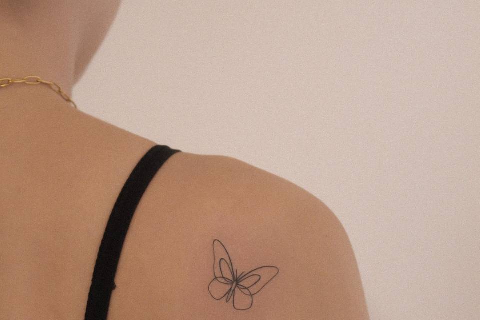 Tatuaje de mariposa