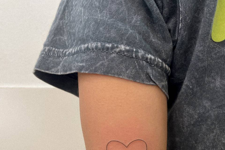 Tatuaje de corazón