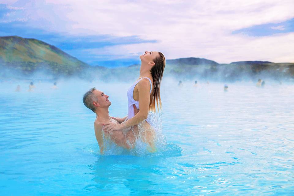 Baños termales en Islandia