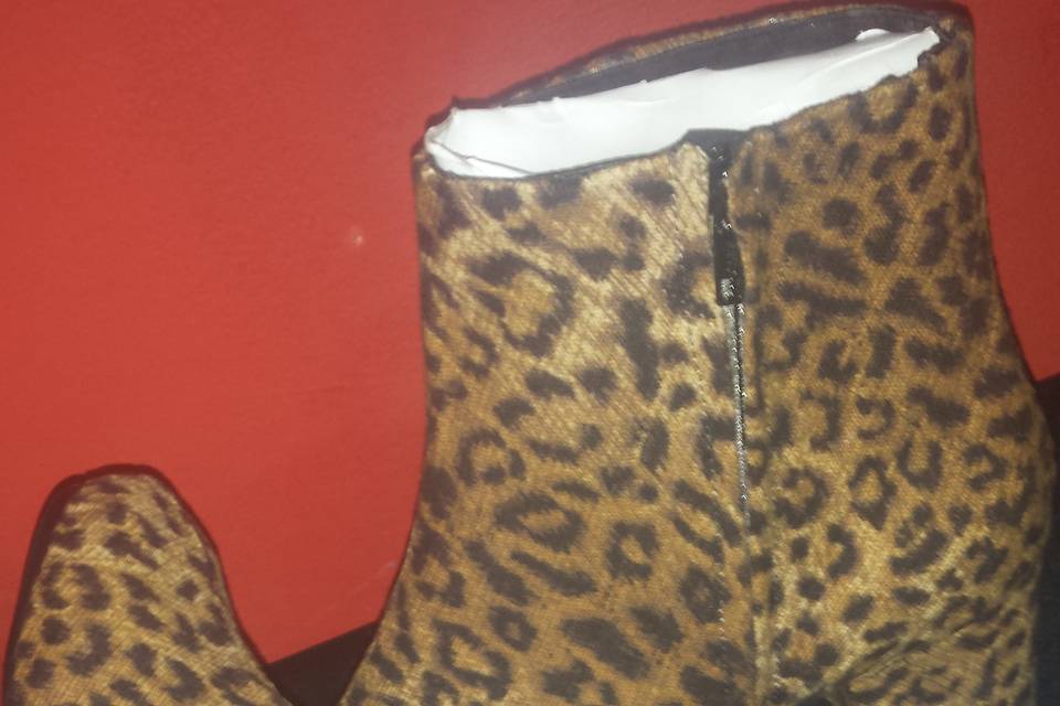 Botines forrados en leopardo