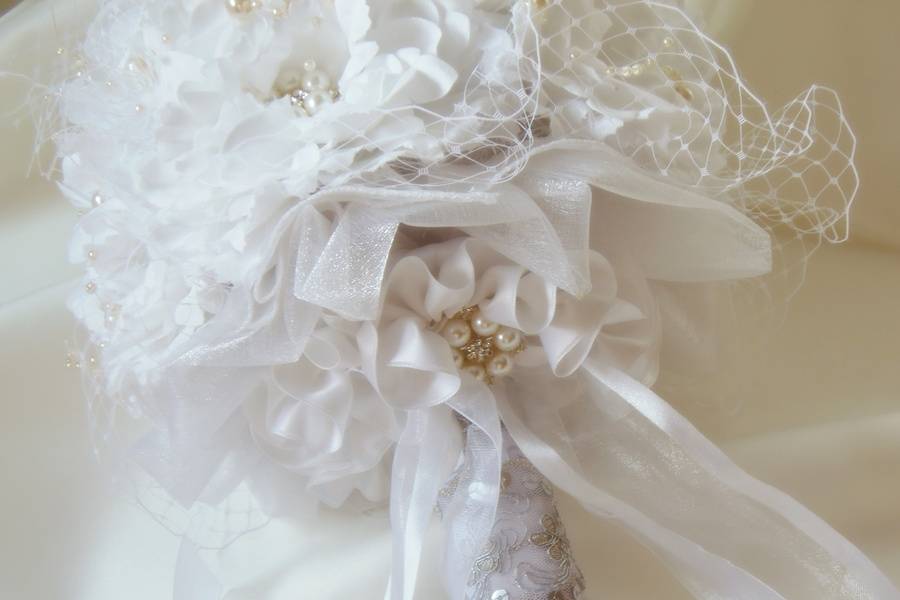 Ramo de novia vintage Broches