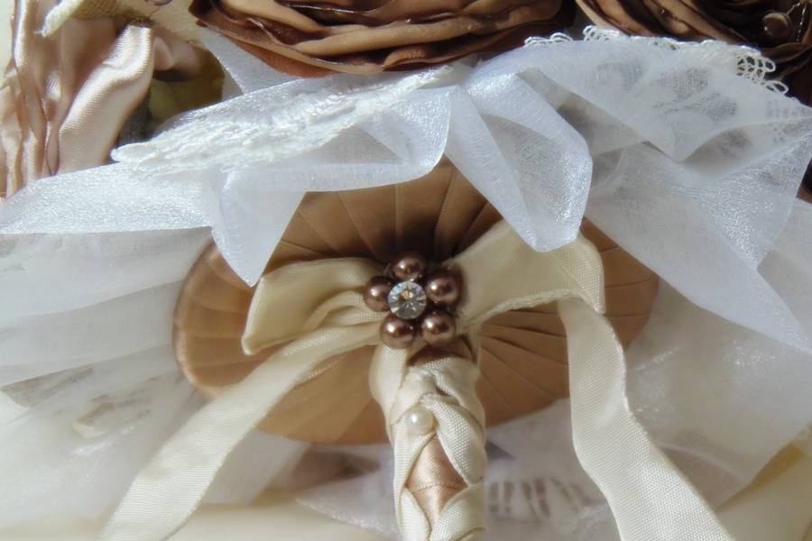 Ramo de novia vintage Broches