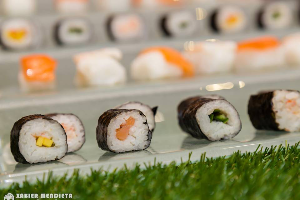 Sushi para bodas