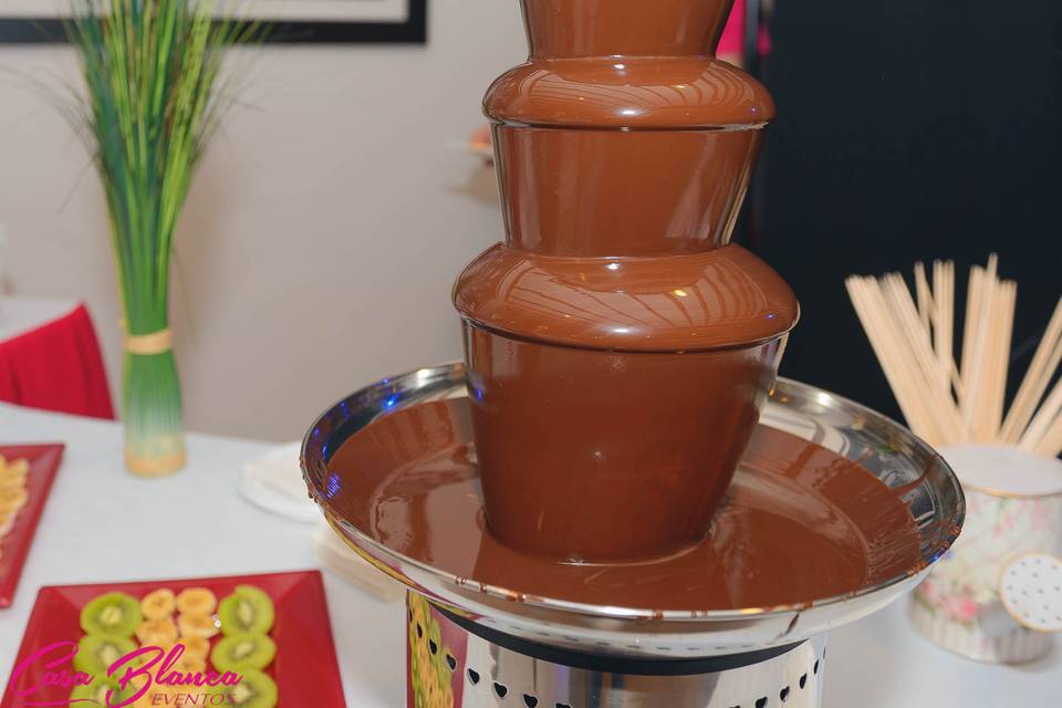 Fuente de chocolate