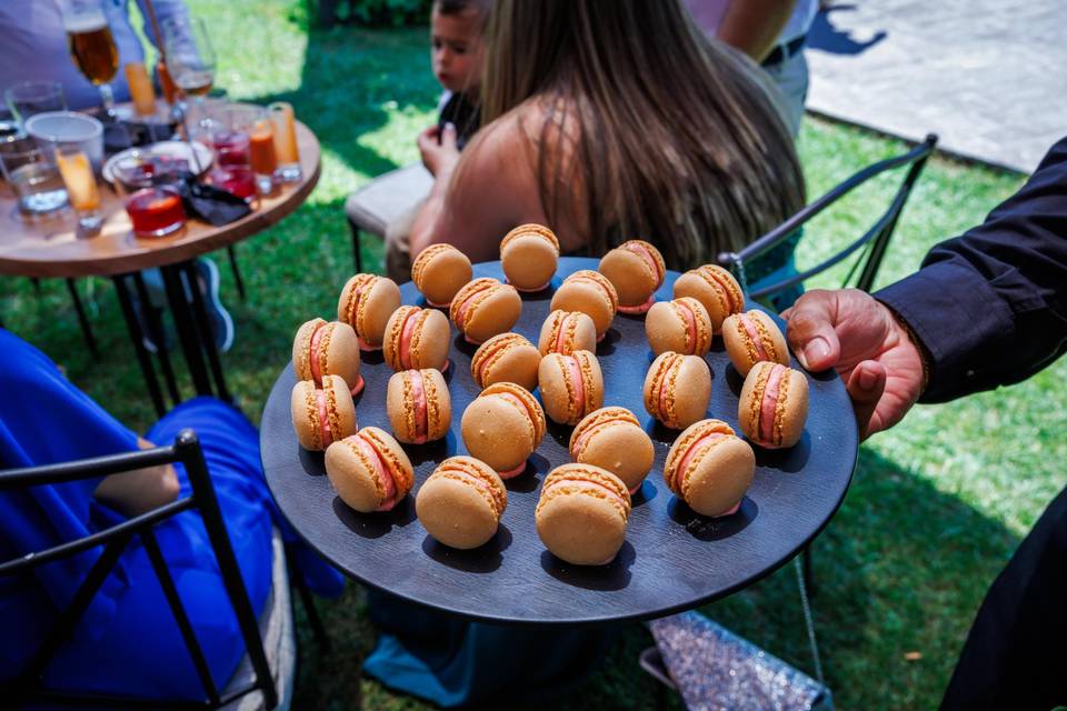 Macarons de tomate seco