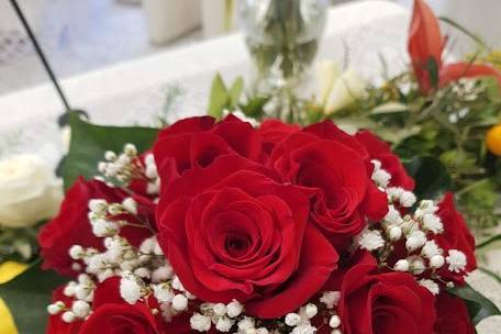 Bouquet rosas rojas