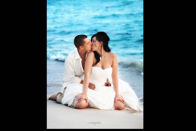 Postboda en la playa