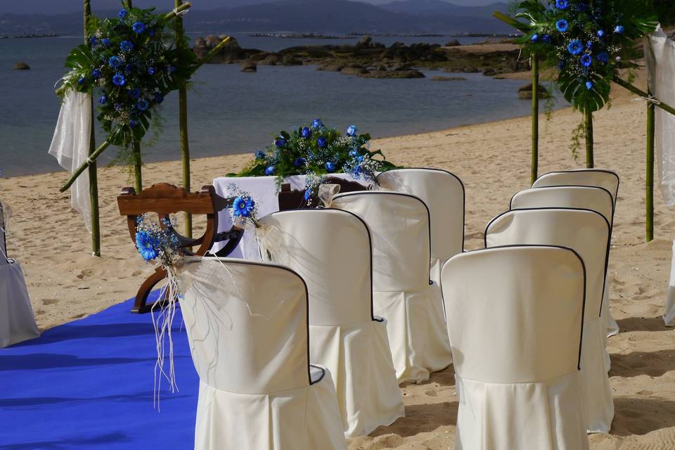 Boda en la playa