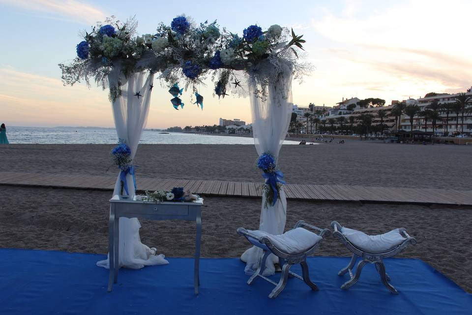 Bodas civiles Mar de Coral