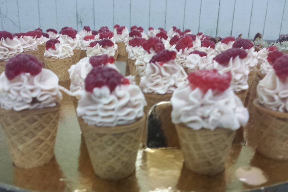 Conos de mascarpone