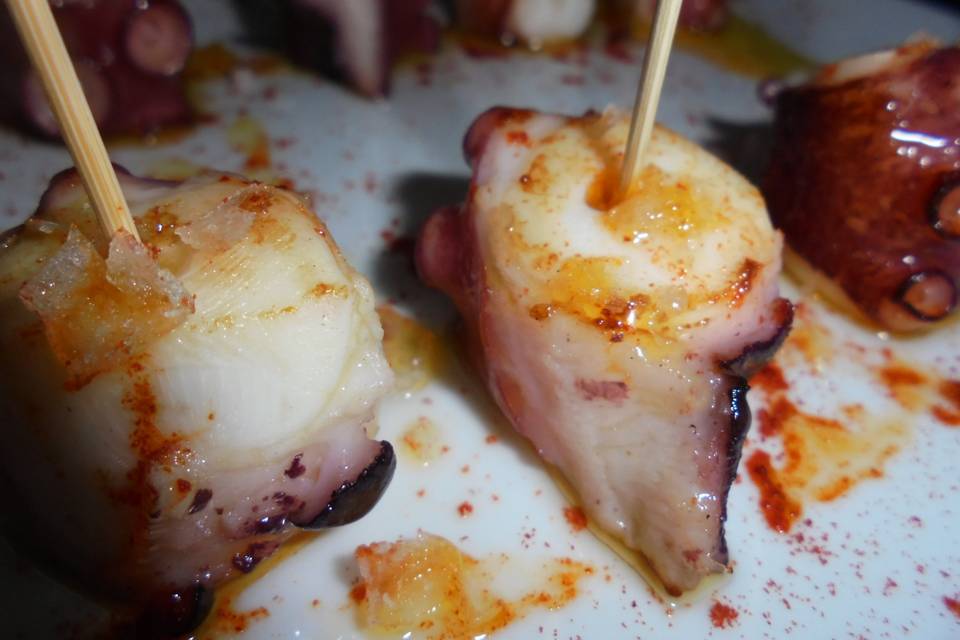 Brochetita de pulpo