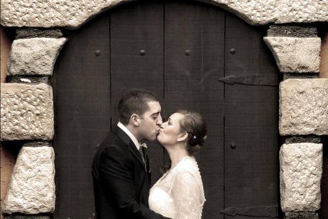 Beso de novios