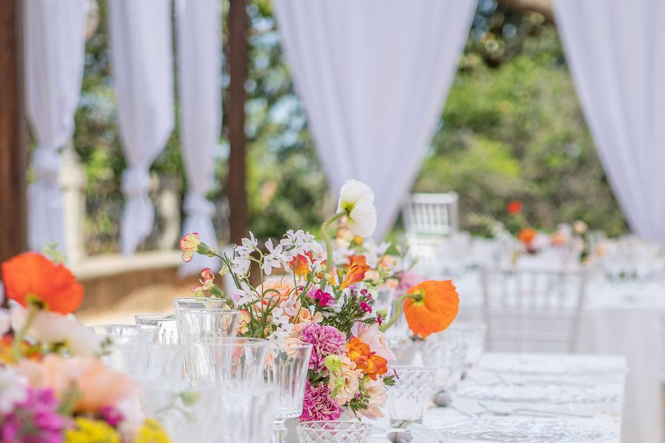 Boda en un jardín