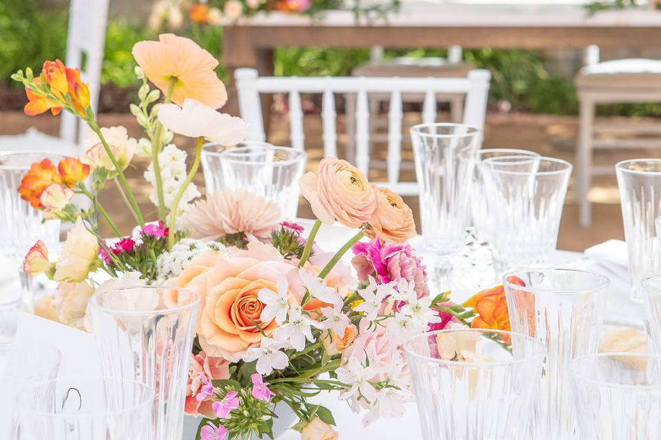 Boda en un jardín