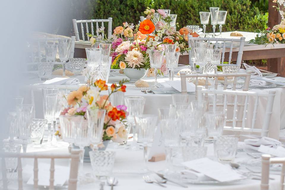 Boda en un jardín